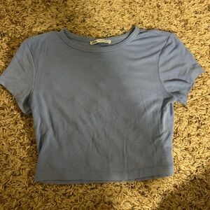 zara baby tee medium